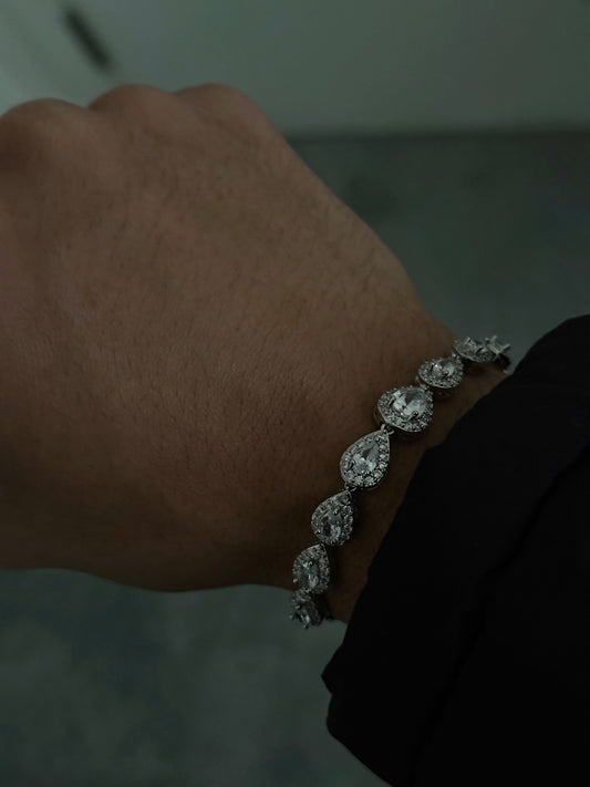Teardrop Iced Out Bracelet