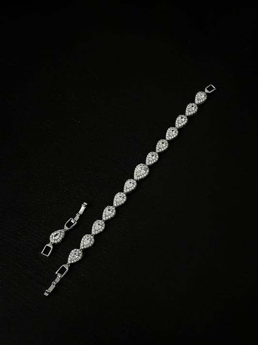Teardrop Iced Out Bracelet