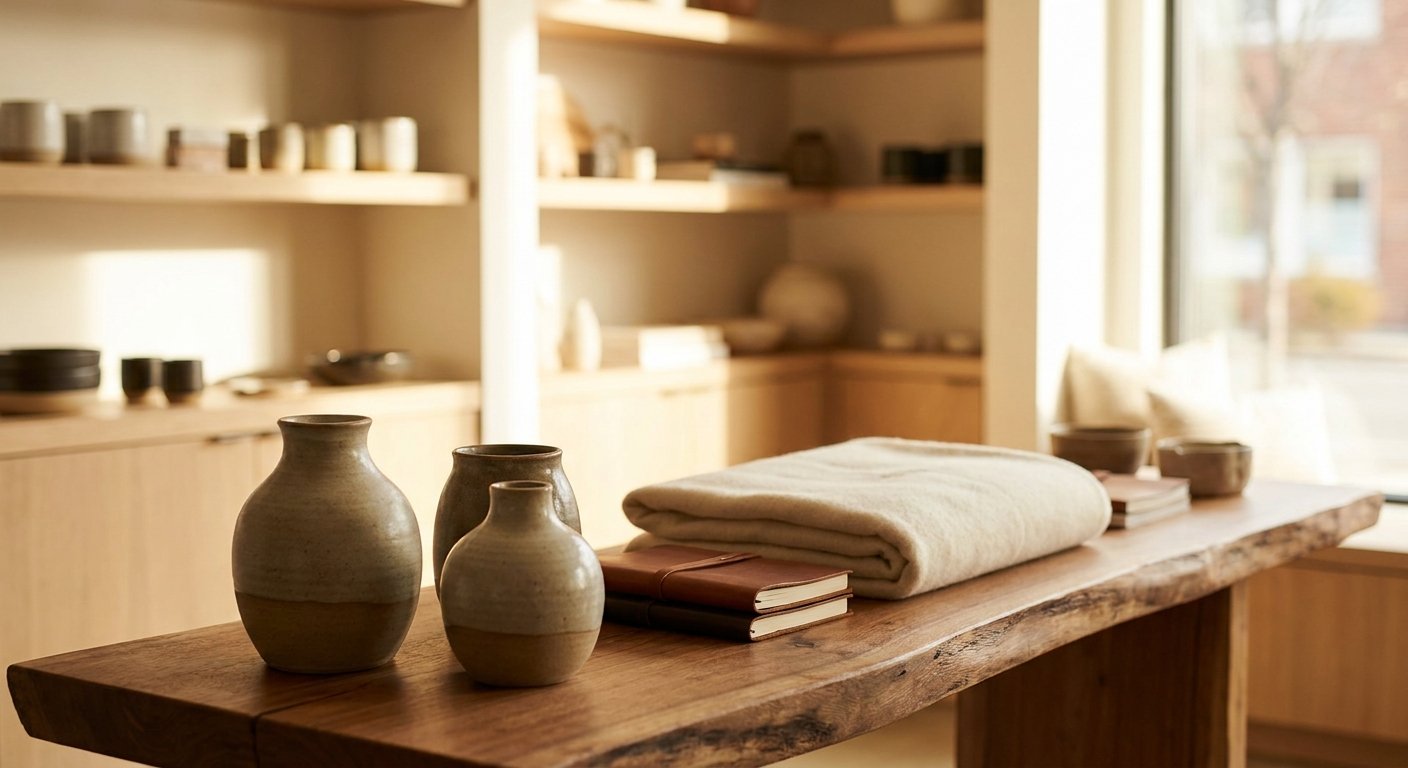 Curated Velmora jewelry displayed in an elegant setting