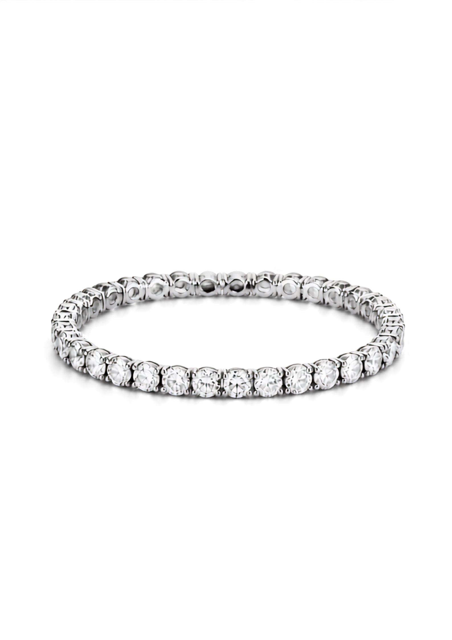 Stainless Steel Cubic Zirconia Bracelet