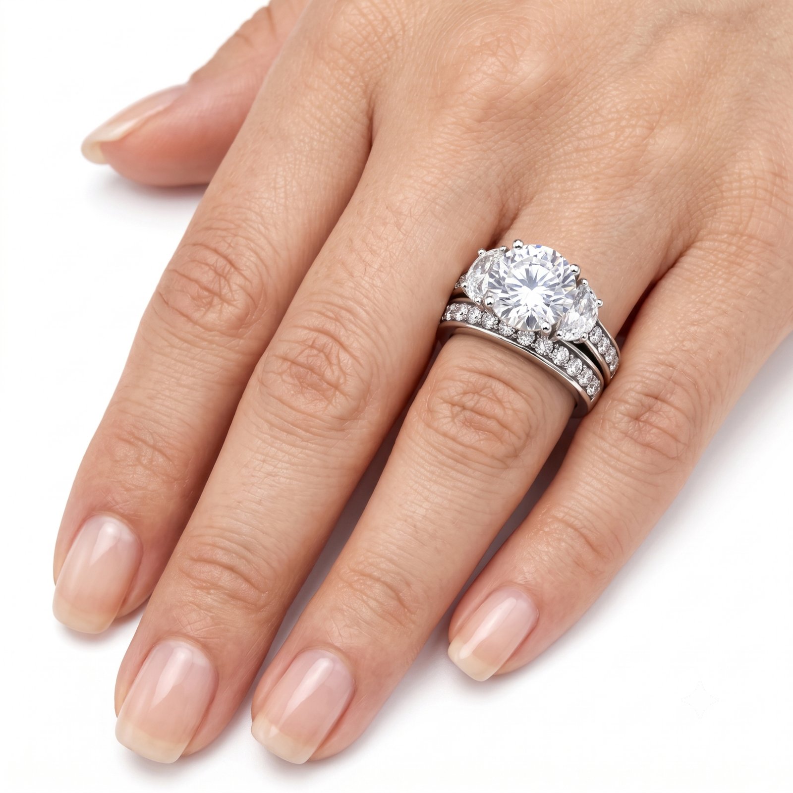 Stainless Steel Cubic Zirconia Ring - Image 4
