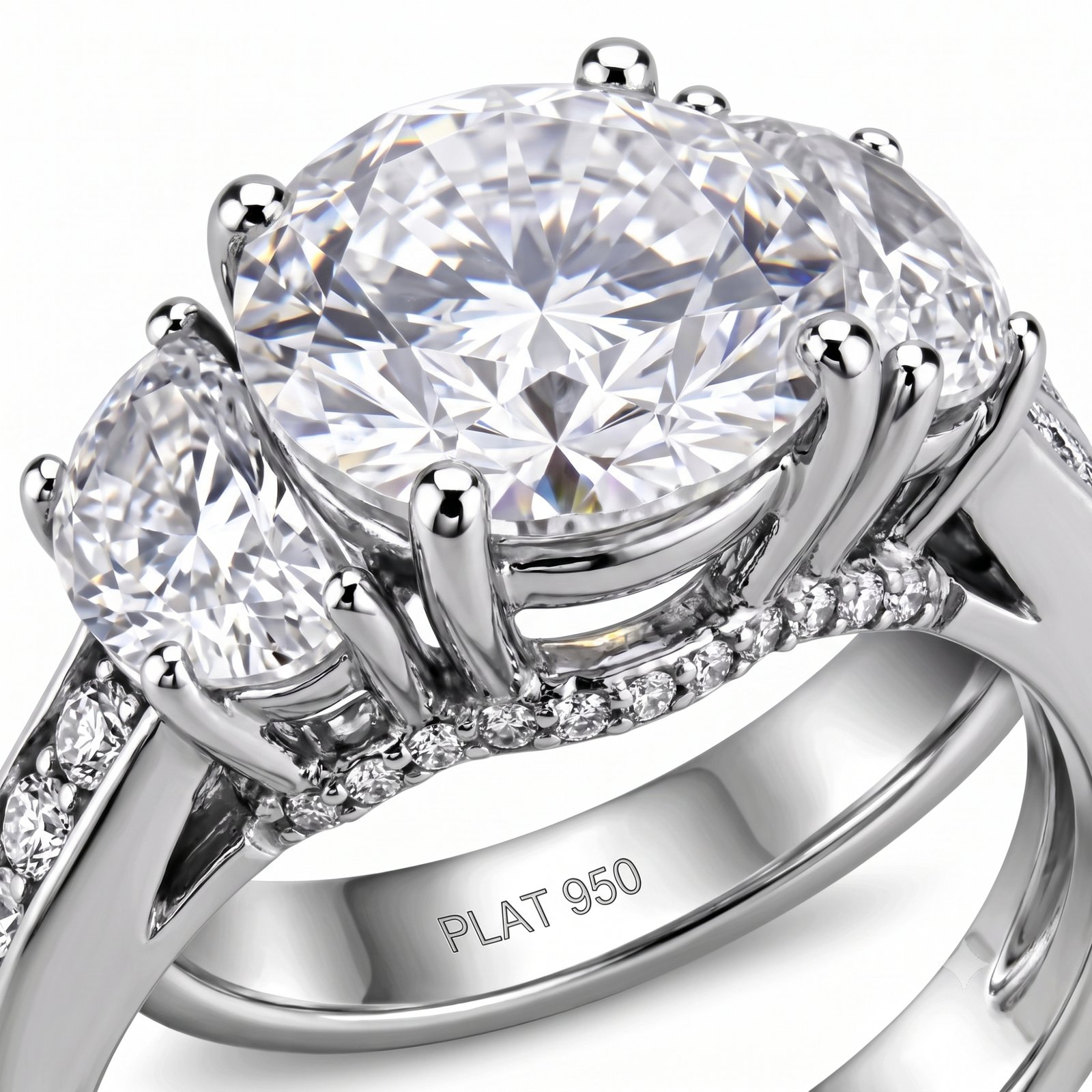 Stainless Steel Cubic Zirconia Ring - Image 2