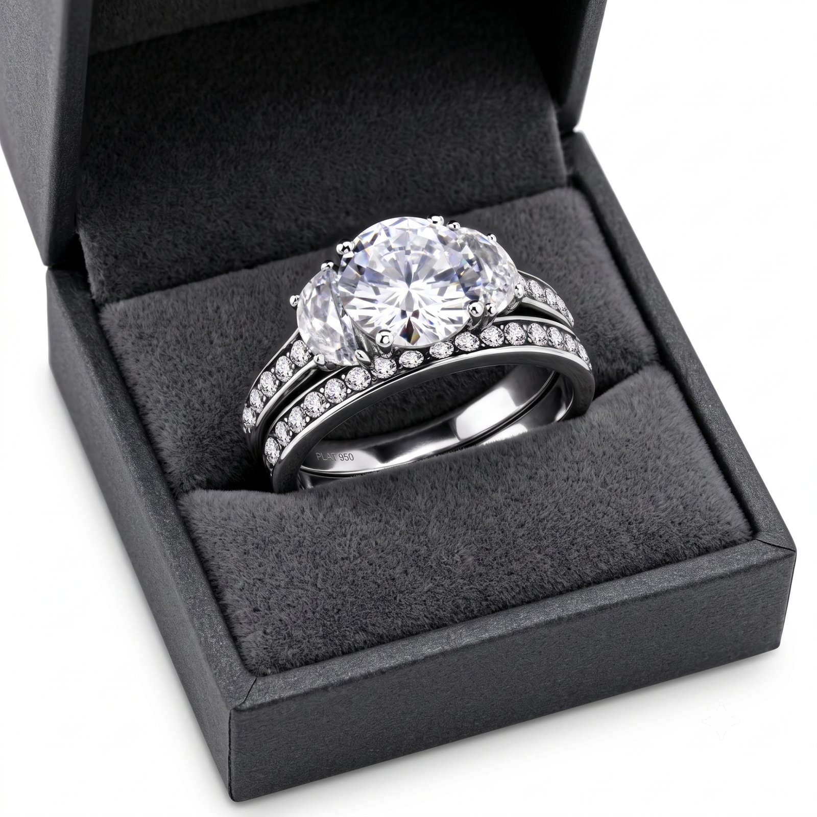 Stainless Steel Cubic Zirconia Ring - Image 5