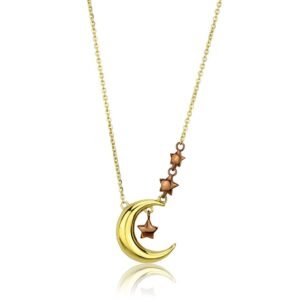 Gold-Tone Ion-Plated Stainless Steel Necklace