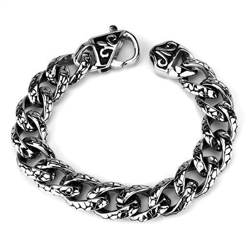 Silver-tone men’s bracelet category preview